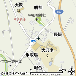 宮城県仙台市青葉区芋沢長坂2-1周辺の地図