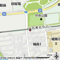 宮城県多賀城市浮島高平周辺の地図