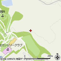 宮城県仙台市青葉区芋沢横向山周辺の地図