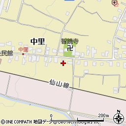 山形県山形市中里329周辺の地図