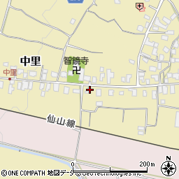 山形県山形市中里348周辺の地図