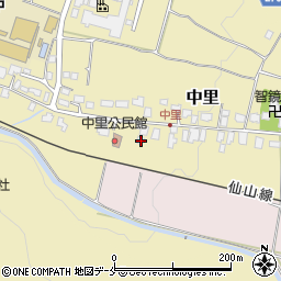 山形県山形市中里202周辺の地図