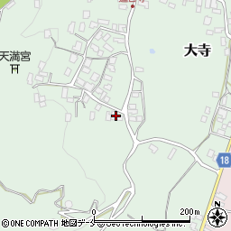 山形県東村山郡山辺町大寺262周辺の地図