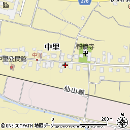 山形県山形市中里313周辺の地図