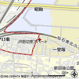 宮城県多賀城市南宮一里塚74周辺の地図