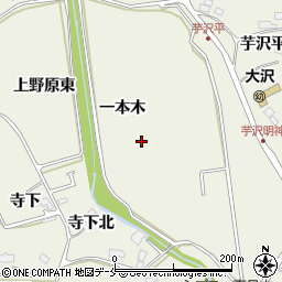 宮城県仙台市青葉区芋沢一本木周辺の地図