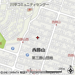 宮城県仙台市青葉区西勝山28周辺の地図