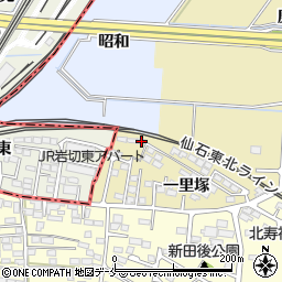 宮城県多賀城市南宮一里塚10-3周辺の地図