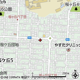仙台桜ケ丘郵便局 ＡＴＭ周辺の地図