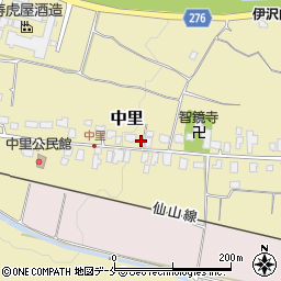 山形県山形市中里310-1周辺の地図