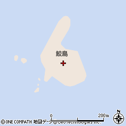 鮫島周辺の地図