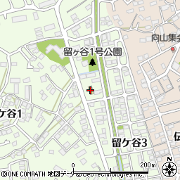 ファミリーマート多賀城留ヶ谷店周辺の地図