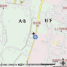 山形県東村山郡山辺町大寺155周辺の地図