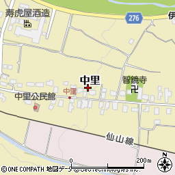 山形県山形市中里298周辺の地図