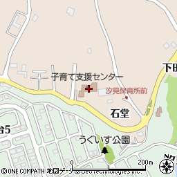 七ヶ浜町役場　まつぼっくり広場周辺の地図
