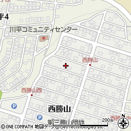宮城県仙台市青葉区西勝山32周辺の地図