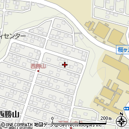 宮城県仙台市青葉区西勝山35-30周辺の地図