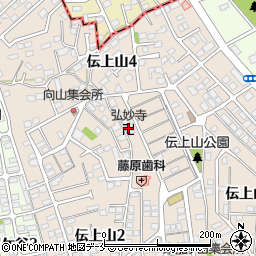 弘妙寺周辺の地図