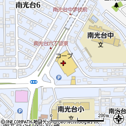 フラワーステーション　仙台南光台店周辺の地図