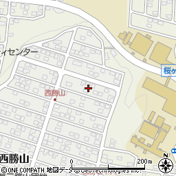 宮城県仙台市青葉区西勝山35周辺の地図
