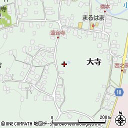 山形県東村山郡山辺町大寺134周辺の地図