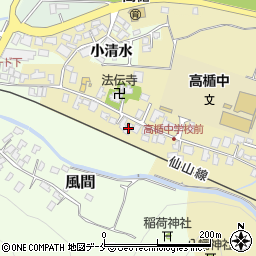 山形県山形市中里4555-3周辺の地図