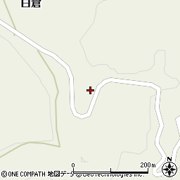 山形県西村山郡朝日町白倉22周辺の地図