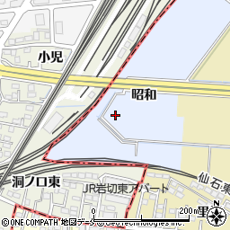 宮城県多賀城市岩切昭和周辺の地図