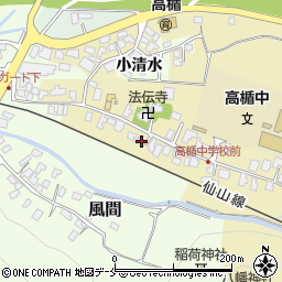 山形県山形市中里4555周辺の地図