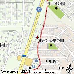 佐々木鐵筋工業仙台寮周辺の地図