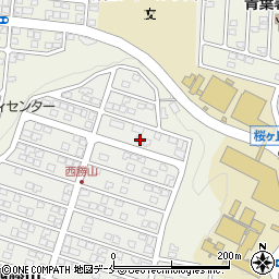 宮城県仙台市青葉区西勝山38-31周辺の地図