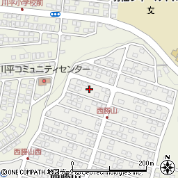 宮城県仙台市青葉区西勝山36周辺の地図