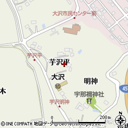 宮城県仙台市青葉区芋沢平29周辺の地図