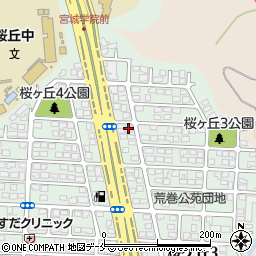 アーブル桜ヶ丘周辺の地図
