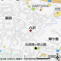 宮城県仙台市泉区松森（八沢）周辺の地図