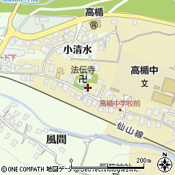 山形県山形市中里1543周辺の地図