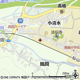 山形県山形市中里1394周辺の地図