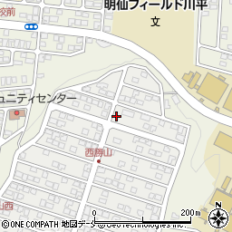 宮城県仙台市青葉区西勝山38-39周辺の地図