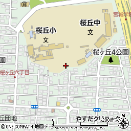 宮城県仙台市青葉区桜ケ丘周辺の地図