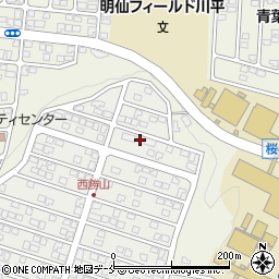 宮城県仙台市青葉区西勝山38-9周辺の地図