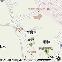 宮城県仙台市青葉区芋沢平31周辺の地図