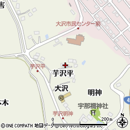 宮城県仙台市青葉区芋沢平16周辺の地図