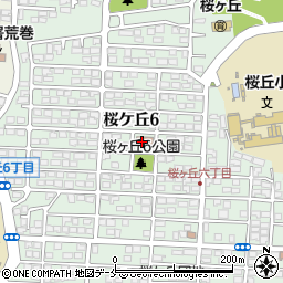 桜ヶ丘コミュニティセンター周辺の地図