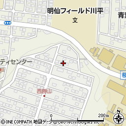 宮城県仙台市青葉区西勝山39-23周辺の地図