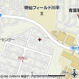 宮城県仙台市青葉区西勝山39-11周辺の地図