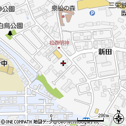 ふれあい心のサービス仙台周辺の地図