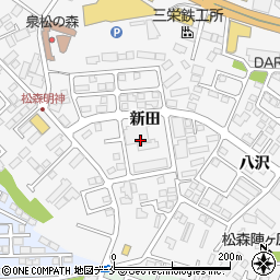 宮城県仙台市泉区松森（新田）周辺の地図
