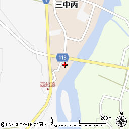 山形県西村山郡朝日町三中丙66周辺の地図