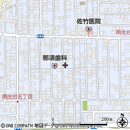 宮城県仙台市泉区南光台5丁目周辺の地図