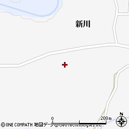 宮城県仙台市青葉区新川北野尻周辺の地図